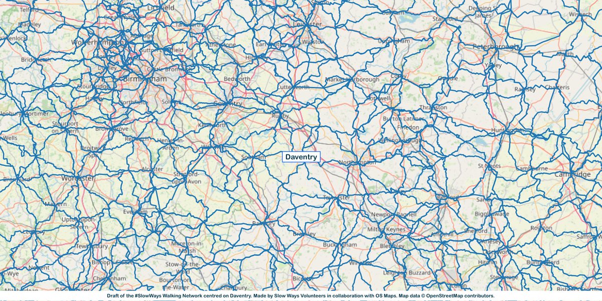 DanRavenEllison's tweet photo. Hi @chhcalling MP, As the Minister responsible for walking, can you follow me so that I can DM you about the #SlowWays? It's a new network of 7,000 walking routes connecting all GB towns + cities made by 700 volunteers during lockdown. Something @transportgovuk should support? https://t.co/Vx1aZzV7IG