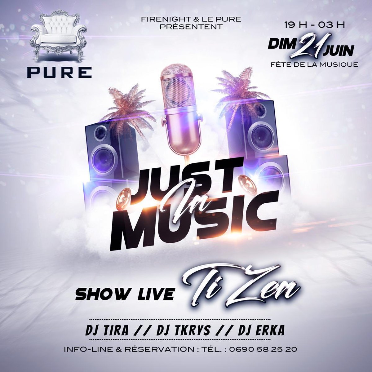 TizenTvls's tweet photo. On se retrouve ce soir au pure pour la fête de la musique 🎶🎉 https://t.co/3jLsMbyWLZ