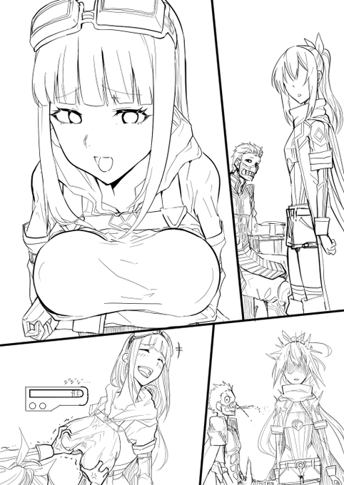 お詫びに完成させる気ない防振りのおっぱい抗争貼っとく 