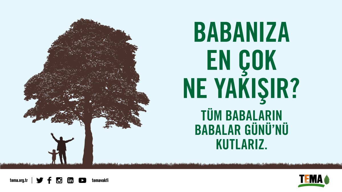 Tüm babaların Babalar Günü’nü kutlarız. 💚🎉🌟
 #BabalarGünü