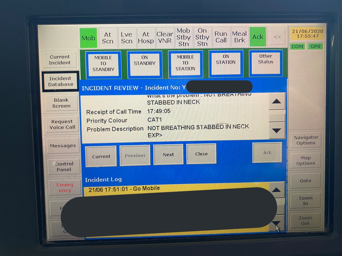 sendnickpix's tweet photo. This incident has just diverted, allocated and stood up multiple resources. Ambulances were diverted from other patients that were waiting for an ambulance.

All for a hoax. https://t.co/qYQWZ9K301