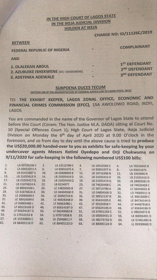 SaharaReporters's tweet photo. How @officialEFCC Acting Chairman, Magu, Ordered Arrest Of Complainant To Protect ‘Godson’ Caught For Extortion During Sting Operation | Sahara Reporters 
It turned out to be Dectective Auwal Umar – a ‘godson’ of the EFCC boss and an...
READ MORE: https://t.co/gRR7lHLBkE https://t.co/35c6ctu5uD