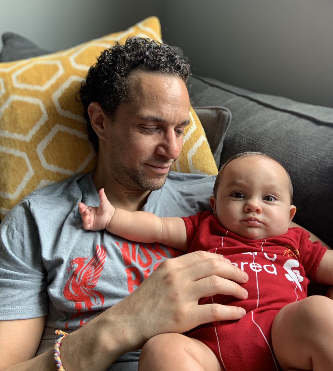 MeliQ's tweet photo. Best Father’s Day watching @LFC⁩ #MyPLMorning #PremierLeagueIsBack https://t.co/2hfRfjPXLI
