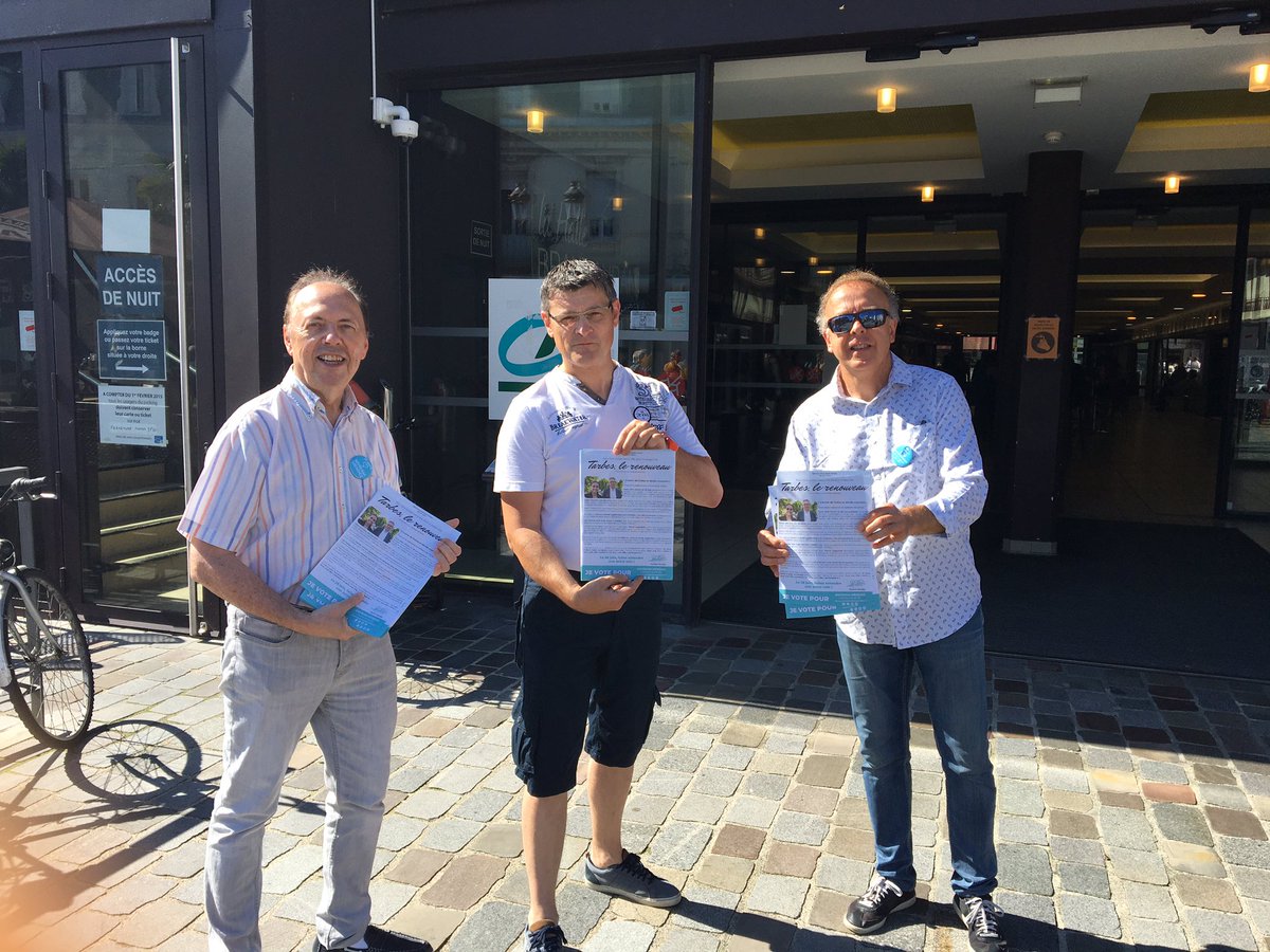 Ce matin les équipes #MyriamMendez2020 à Brauhauban et au Foirail ! 👍 Beaucoup de Tarbais ont regardé le débat tv de France 3,  excellents retours #Municipales2020 #Tarbes #MyriamMendez2020