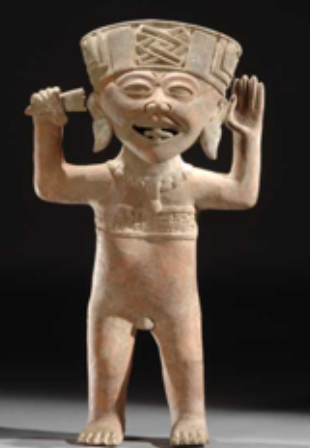 Pendant ce temps, dans le Veracruz…Eh bien on produit des figurines souriantes qui représentent des notables sous substances hallucinogènes !