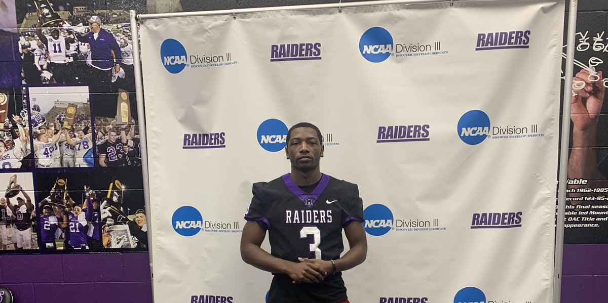 TyrellRSanders_'s tweet photo. On to new heights 🖤😈🤍 @MountUnionFB @CoachKyleMiller https://t.co/hVBqSKY4ZV