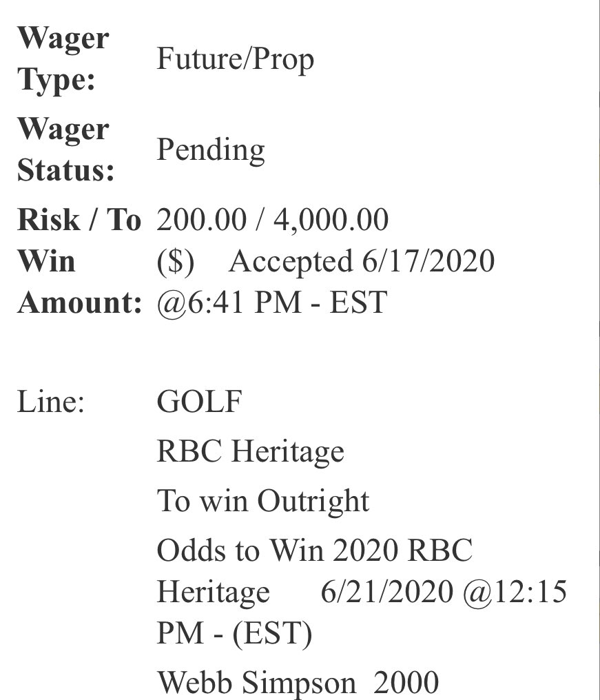 SA247LLC's tweet photo. Huge Sunday for The SA 24/7 Team

If Poulter wins tourney:
+$36,500 💰

If Simpson wins tourney:
+$14,000 💰

If either hit we’re giving away $100 to 5 followers who follow rules👇
-Must like/retweet
-Must follow @SA247LLC @SA247Futbol @SA247DFS 
#SA247Giveaways #PGA https://t.co/nJGyTRSaJv