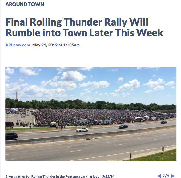 Reverse image search didn't work, but it appears it's from a Rolling Thunder rally in D.C. (photos on the right were some I found that looked similar), not sure what year or if Trump was even involved. But what  @DonaldJTrumpJr shared definitely not Tulsa. And not Saturday. 11/