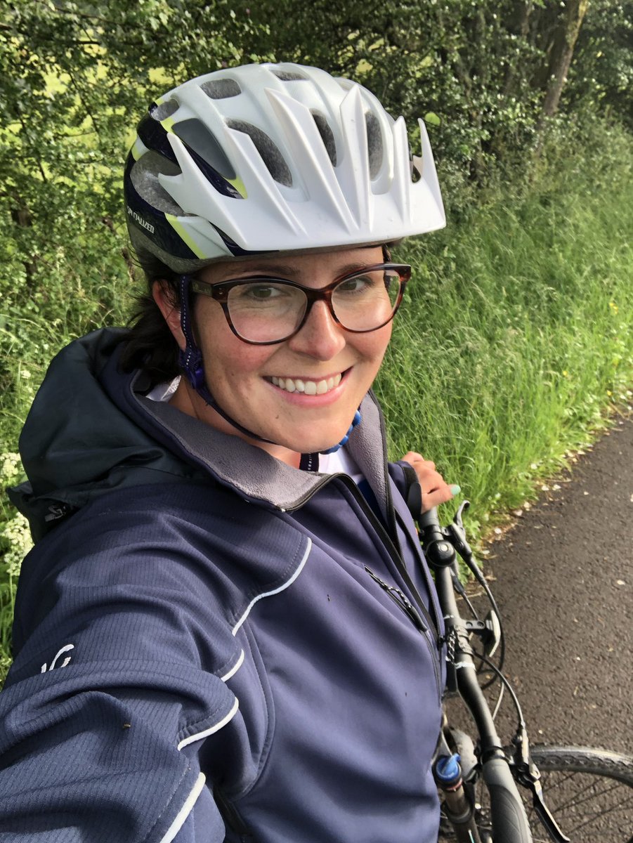 conlan_miss's tweet photo. Today’s first cycle of the week for our staff vs. Pupil Virtual cycle challenge @AlvaCharities @AlvaAcademy @MacmillanScot https://t.co/7nOUCzDGEy