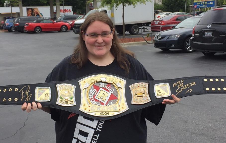 Philinda_AoS's tweet photo. 3 years ago today, I got to take my sweet nephews to Asheville NC to meet mine and their hero @EdgeRatedR! I’ll never forget their faces, Adam signing my Rated R Belt and getting to meet @TheBethPhoenix that day. #HeadlockonHunger #Family #Wrestling #Memories #Edgehead #WWE https://t.co/ce4F36w5JJ