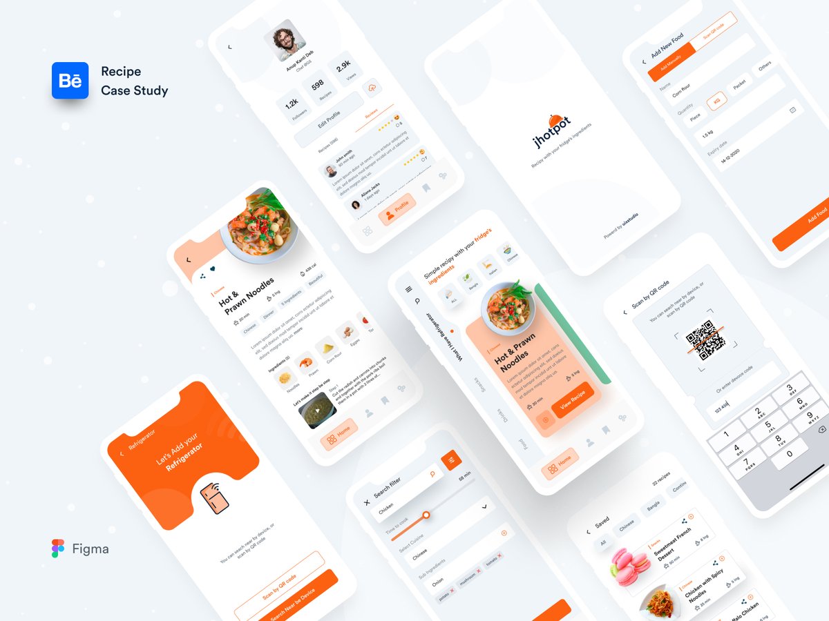 anupdeb_'s tweet photo. This is the app where you can make quick food with what you have. 
https://t.co/yRGAn0GF1M
#appdesign #podcast #appui #uidesign #ux #ui  #uibysherms @ui_gradient @uibucket #product_design #MobileApp  #minimal_app #reci #foodies #food #ios #foodapp #minimal #Creative #appdesign https://t.co/O96MJ8HgjS