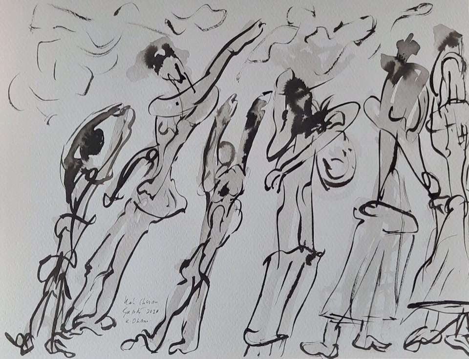 artkalicharan's tweet photo. Korean black ink drawings on paper, during COVID-19 #lockdown period.

#ArtistKalicharanGupta
https://t.co/Lma86EbiQD
.
#ContemporaryArtist #ArtCurator #ArtDefinesMe #IndianArtist #MyArtStyle #InkDrawings #HandDrawn #Artsy #ArtSanity #ArtFido #Arte https://t.co/ZAjLBEKnxP