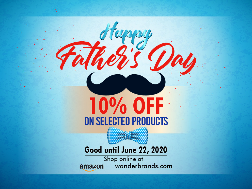 WanderBrandsUS's tweet photo. Celebrate Father's Day with 10% off selected products, until June 22nd 💙>> https://t.co/2LQh0ztSnh https://t.co/ygqBT6QwX3