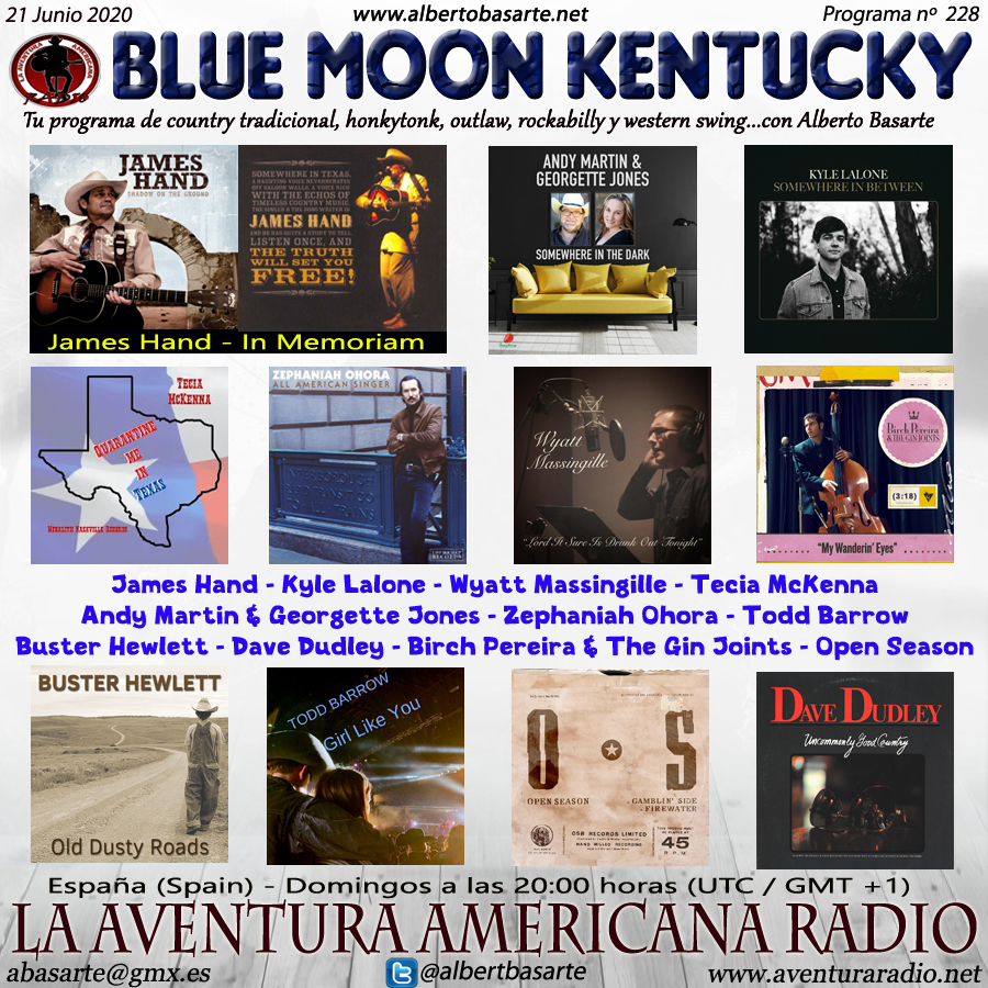 BLUE MOON KENTUCKY 228
IVOOX: ivoox.com/52254016                   
MIXCLOUD: mixcloud.com/aventuradio/22… 
WEB: albertobasarte.net/2020/06/blue-m…