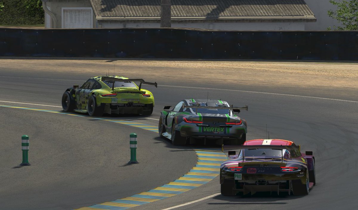 Finalizamos las 24H de Lemans con <a href="/VertexMsports/">Vertex Motorsports</a> y el flamante M8 en posición P11. Estupenda carrera como cada año y excelente equipo. Enhorabuena compañeros, <a href="/DPesadoG/">Diego Pesado</a>, @mikaserma, <a href="/PeterSopral/">Pedro Sobral</a> una genial carrera con una estrategia de paradas perfecta. A disfrutarlo!! 🍾🥂
