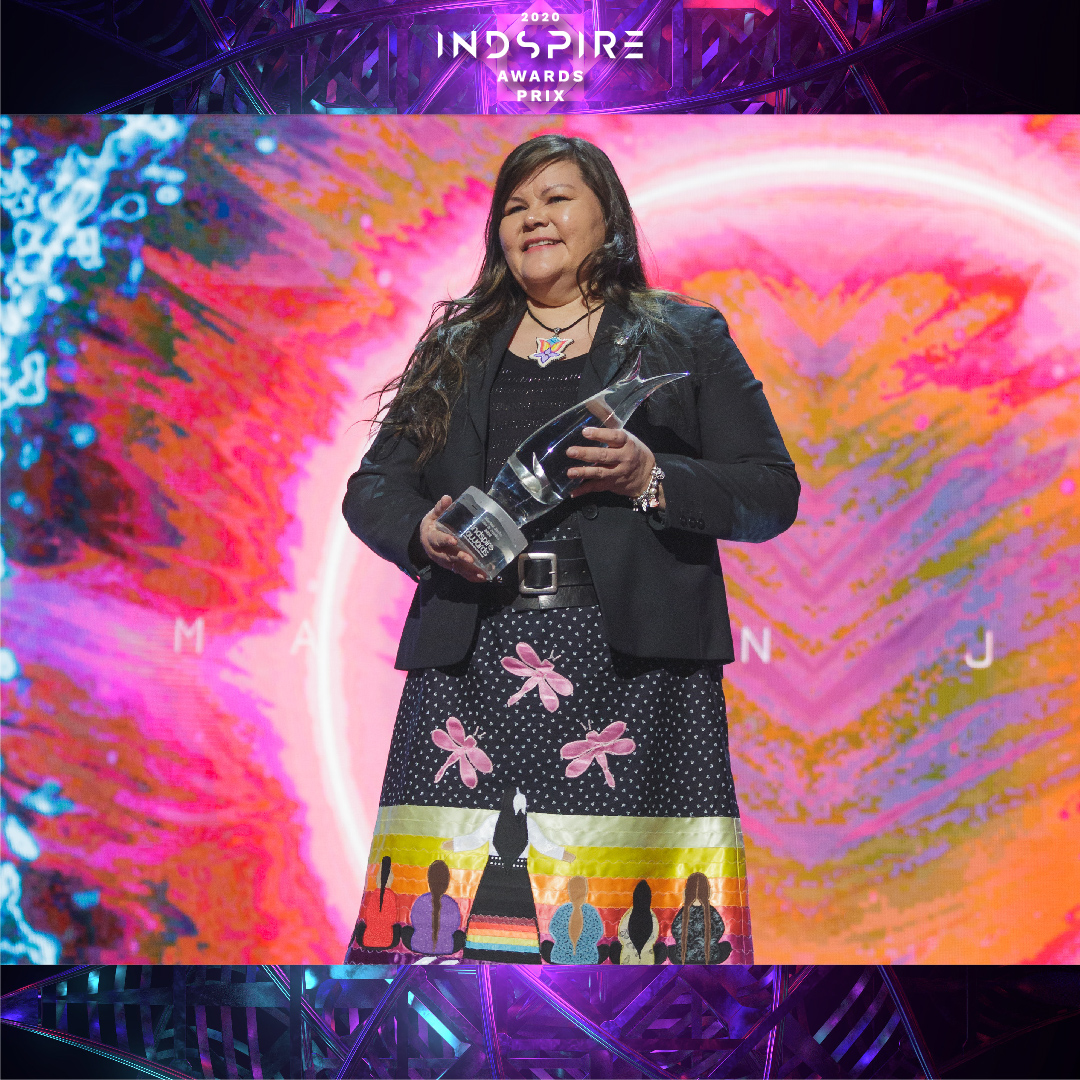 Congratulations to Marian Jacko, Wiikwemkoong Unceded Territory, ON – 2020 #IndspireAward recipient for Law & Justice #IndigenousPeoplesDay #IndigenousHistoryMonth #IndigenousExcellence