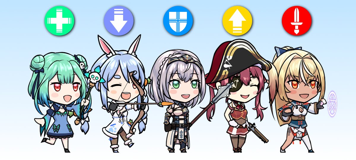 「Hololive Fantasy, ready to battle! 」tian nyaのイラスト