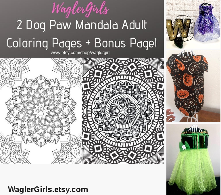 Adult Coloring Pages, Adult Coloring Book, Dog etsy.me/2wRv9zY # #digitalprints #adultcoloringpage #adultcoloringbook #coloringpages