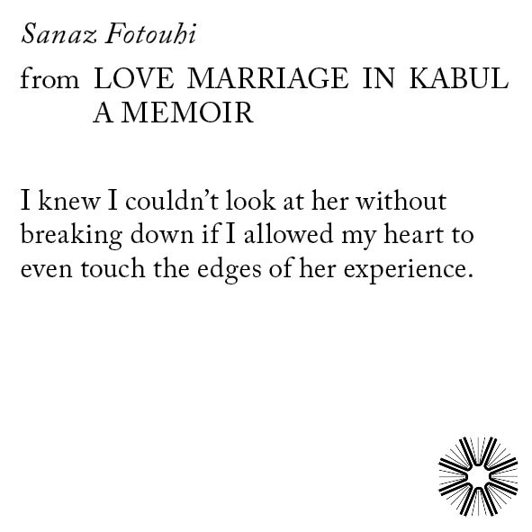 Coming soon: Sanaz Fotouhi's memoir Love Marriage in Kabul.
#lovemarriageinKabul #lovemarriageinKabulmemoir #sanazfotouhi #gazebobooks