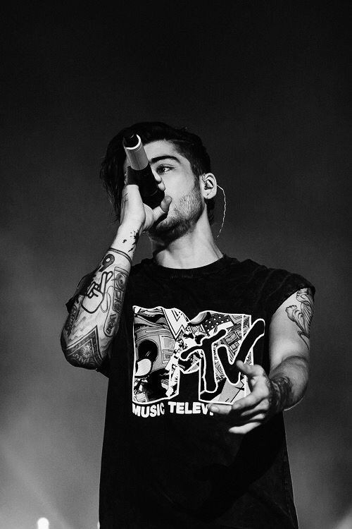 a thread of the boys in b&w;
