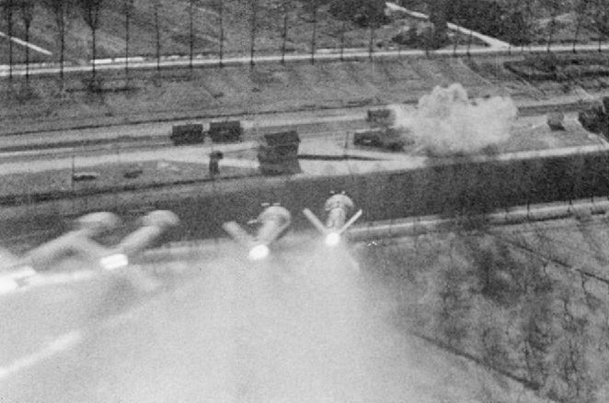 Typhoons wiped out entire German armored columns before they could even reach the battlefield.Here go the rockets!Look at the massive warheads.