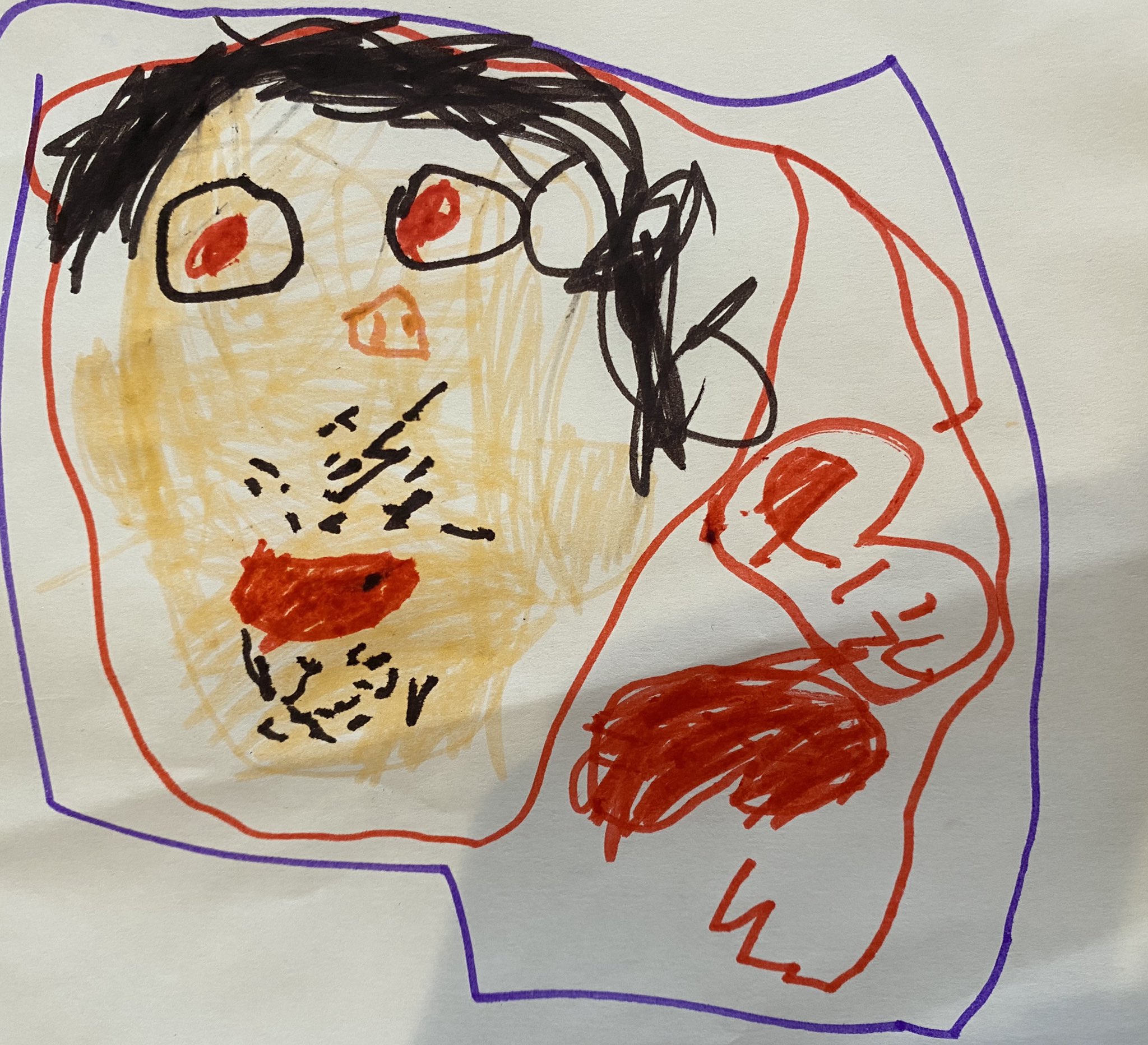 中村憲剛 昨日は父の日 末娘画伯が渾身のパパを描いてくれました 改めて子どもたちのためにお父さん頑張ろうと思う1日になりました 父の日 似てる 上手すぎ 親バカ 右は昨日娘が食べたスイカだそうです T Co Ys1f4mwcam Twitter