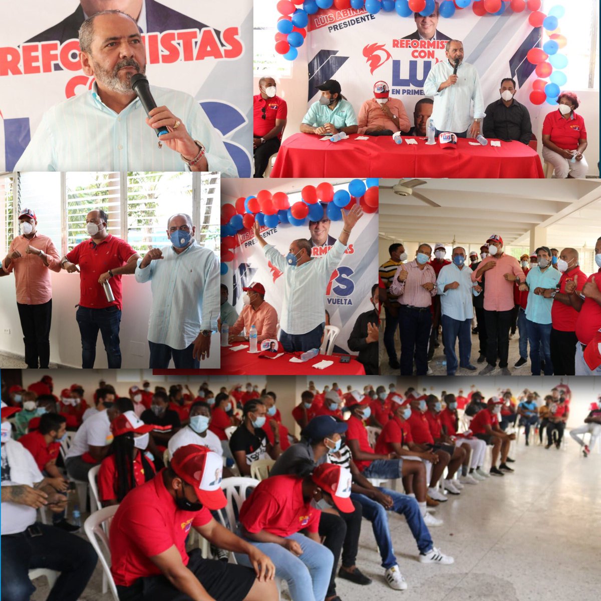 ReformConLuis's tweet photo. En el día de hoy, 9 ex-candidatos a regidores del #PRSC, más cientos de dirigentes del #DistritoNacional (Circ #1, 2 y 3) pasaron a apoyar la candidatura de @LuisAbinader a través de #ReformistasConLuisEnPrimeraVuelta #UnidosVenceremos #EddyYDannyConLuis #ElCambioVa #SeVan https://t.co/qestQcnk6F