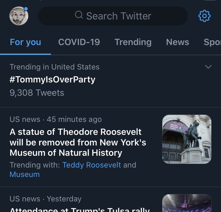 tommyabraham's tweet photo. Nothing like thinking you were about to be cancelled #TommyIsOverParty 

thx @thisisaaron_ https://t.co/eRNvnsaT0L