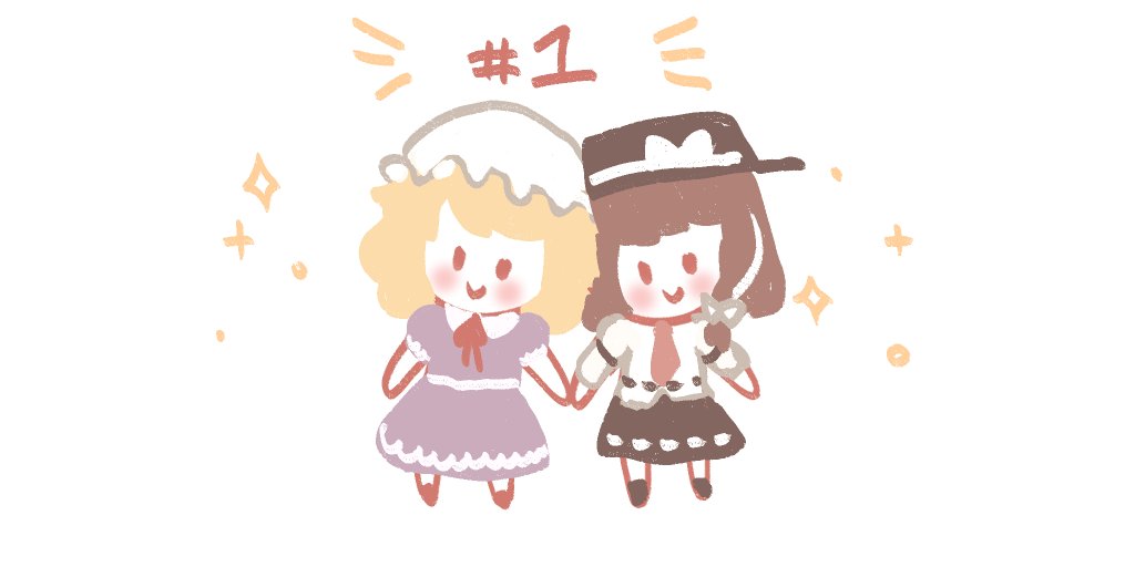 wakasagayhime's tweet photo. And finally... our number 1 touhou ship.... the one that got the most votes was.....

1.) Renko x Maribel (RenMerry) - 199 votes
congrats to the hifuu lesbians! https://t.co/x8u5TstWzM