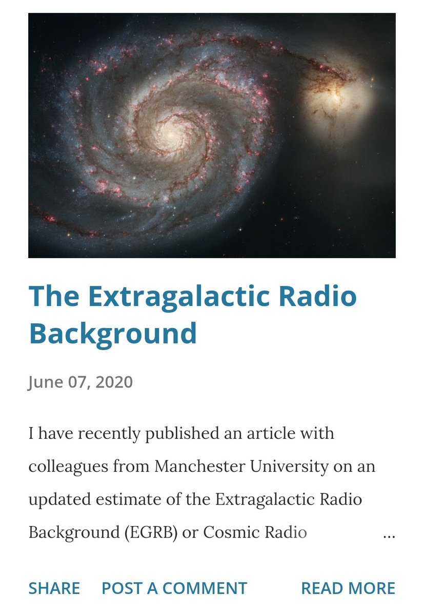 astroanddata's tweet photo. Astrophysics and Data Analysis: The Extragalactic Radio Background https://t.co/P57mxMgDIg

#science #maths #astrophysics #space #radiowaves #physics #galaxies #M51 https://t.co/Ggc0fBofkf
