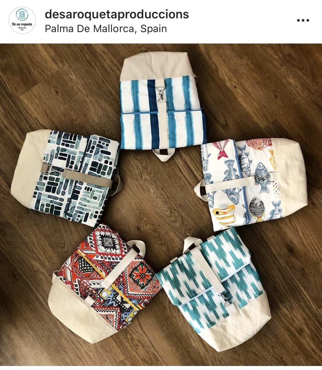 jaumerigo's tweet photo. Adrià tiene 24 años. Está en ERTE y termina su contrato este mes. Durante la cuarentena ha aprendido a coser y hace cosas muy chulas. Le hará mucha ilusión que la gente vea sus trabajos. ¿Me ayudáis con un RT? 🙏🏻🙏🏻 https://t.co/6Xw9v6D0uj