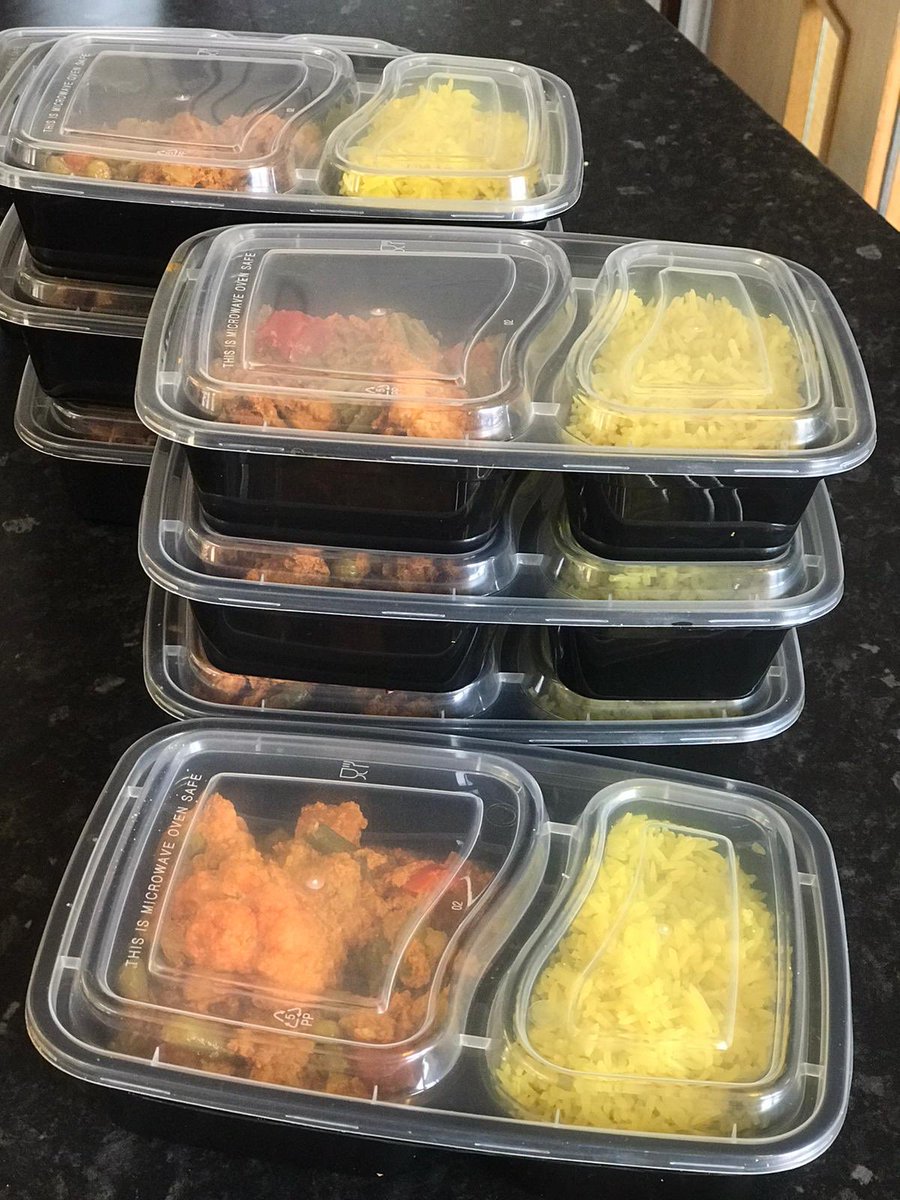 Been a busy day today for the <a href="/Vine_CC/">The Vine CC</a> getting 150 meals ready and out across the community to those who need it. English and Caribbean.