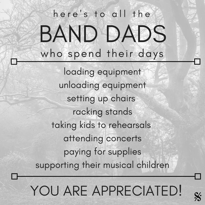 Taking a moment to pause and applaud all of the dads and those who are father figures to our Hippo Band students. You are an integral part in keeping our program going strong. Happy Father’s Day! 🦛🧡🦛