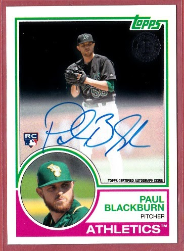 Acollectorsdrea's tweet photo. We have here a Baseball 2018 Paul Blackburn (A's) Topps 35th Anniversary Certified Autograph on the Card #83A-PB. Asking $4.00
Feel free to make any offers on this card or any cards we have listed on this site. See post for S&H costs. @HobbyConnector @Acollectorsdrea @OnReplin https://t.co/uK0kzATCYW