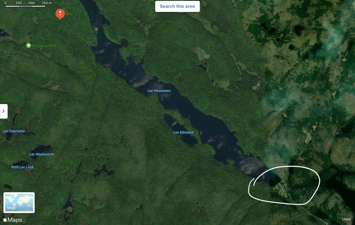 Maybe MSM pushed the story as it is coded for the cabal. The cave is a 5km hike one way from the parking spot. 10km is a long way for young children to walk.The white circle is where  prime minister cottages. There is also an unknown boy in background. https://www.msn.com/en-ca/lifestyle/travel/tripideas/this-10-km-hike-near-ottawa-leads-to-a-hidden-marble-cave-thats-thousands-of-years-old/ar-BB15ilu2