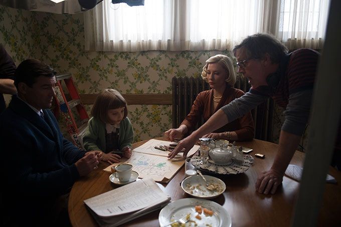 Carol, Harge and Rindy behind the scenes.