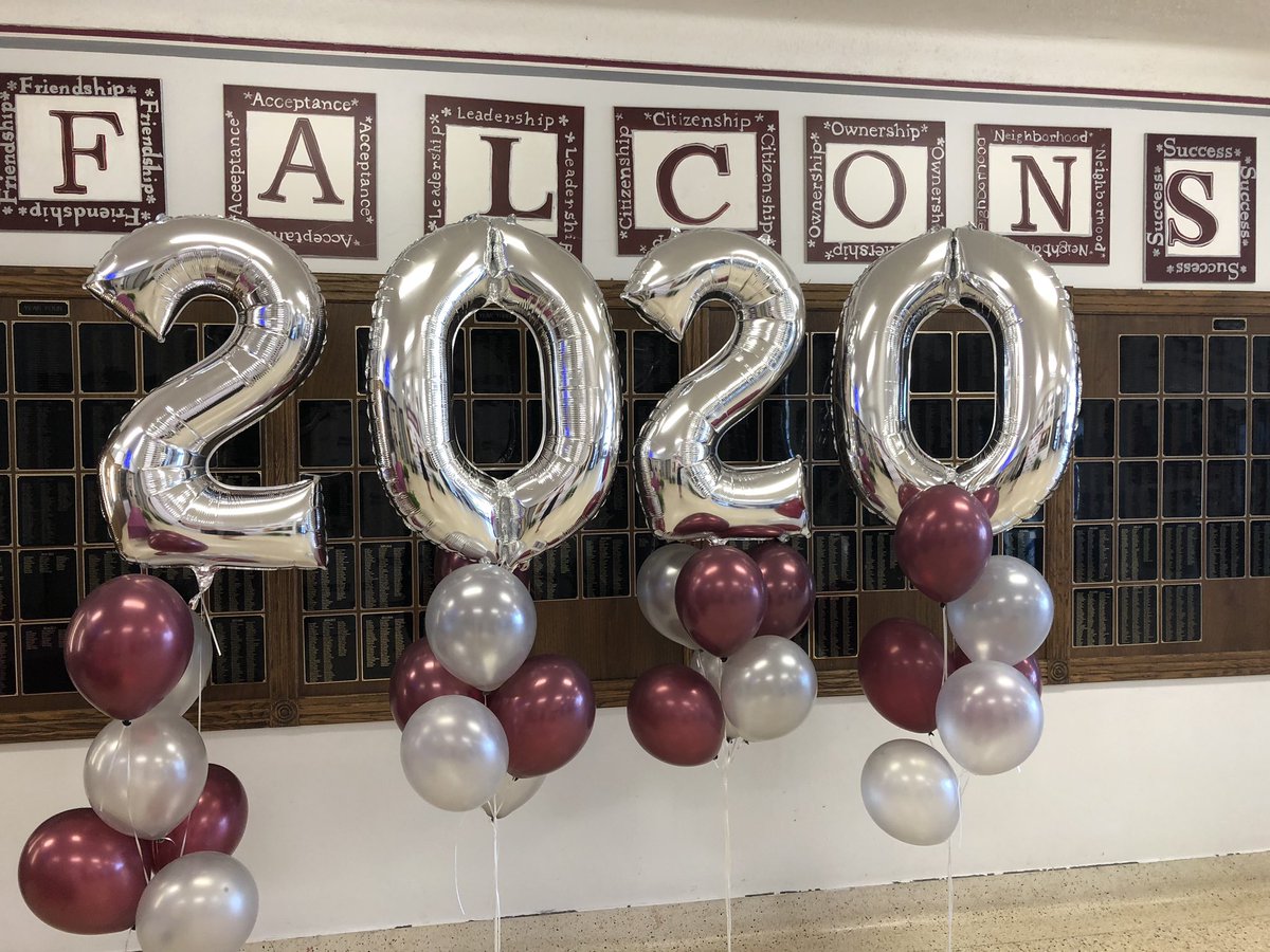 Grad activities begin tmrw.   Congratulations Class 2020 #falconpride
