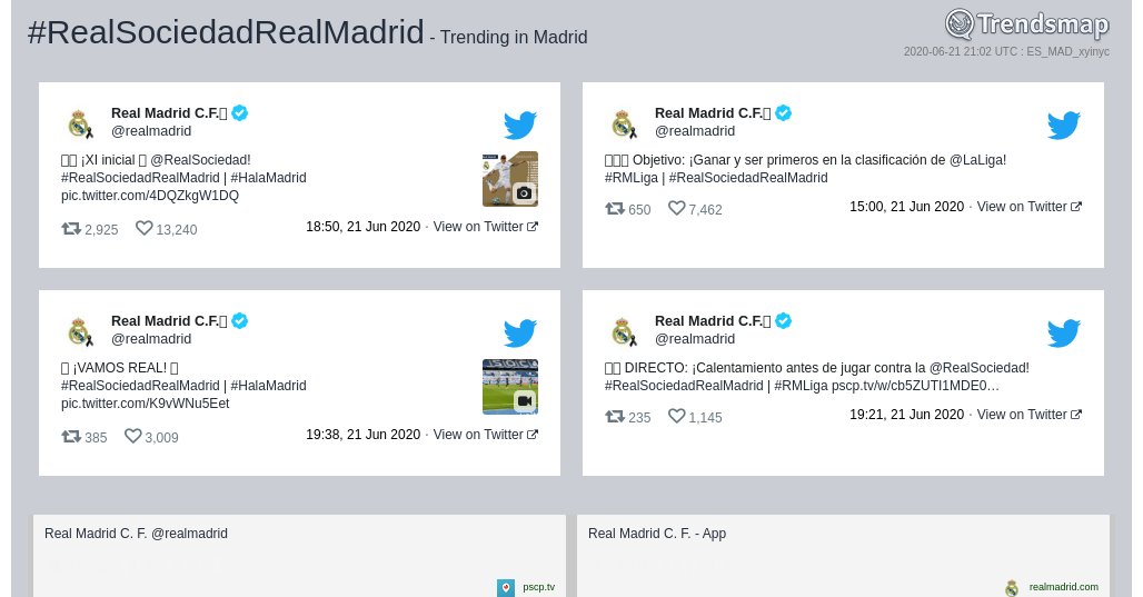 Trendsmap Madrid tweet media