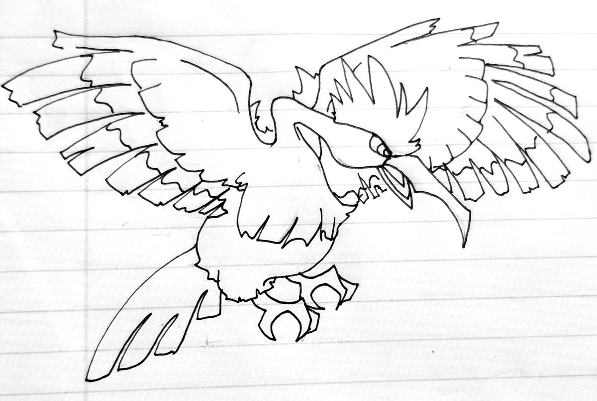Reverrii_Pixy's tweet image. #DrawEveryPokemon
022 - #Fearow
#pokemonart
#pokemon
#drawing