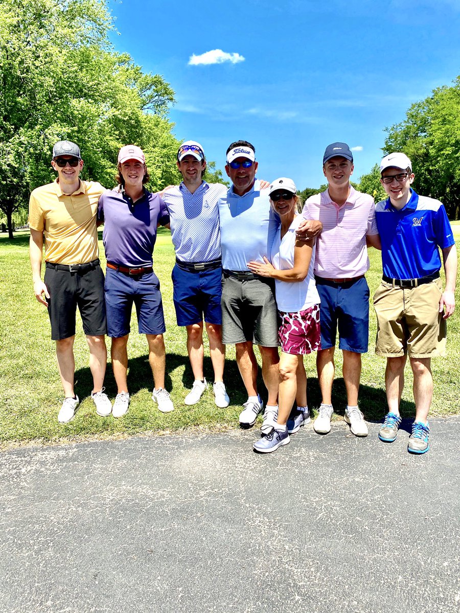 TOAHERN's tweet image. What does one do on Father’s Day? Well....be proud to be a father of five great young men and play a little golf 😁