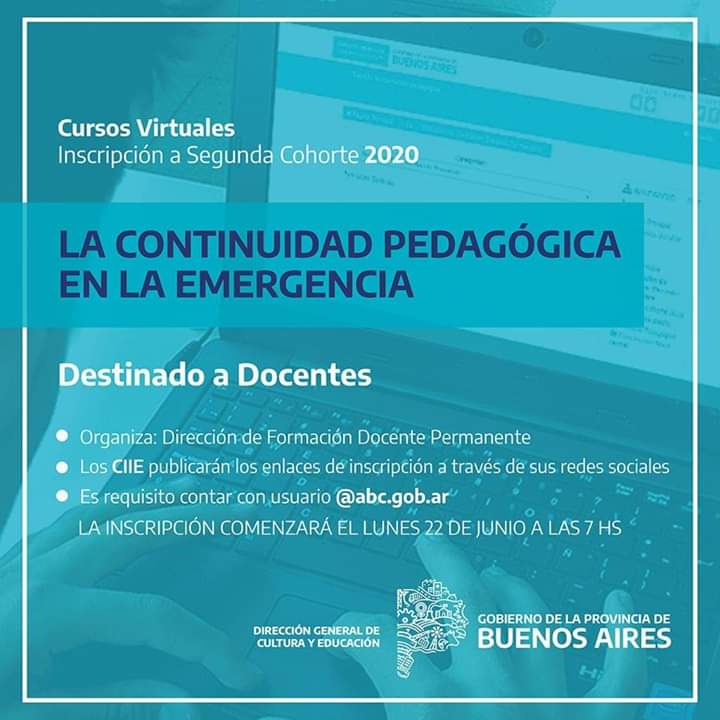BAeducacion's tweet photo. Mañana, a partir de las 7 ⏰, podes inscribirte en los nuevos cursos a distancia para directivos y docentes de todos los niveles💻:
📌 Continuidad pedagógica en la emergencia.
📌 Entorno Moodle.
A continuación, los links a los formularios de inscripción: https://t.co/z0942AVEk2