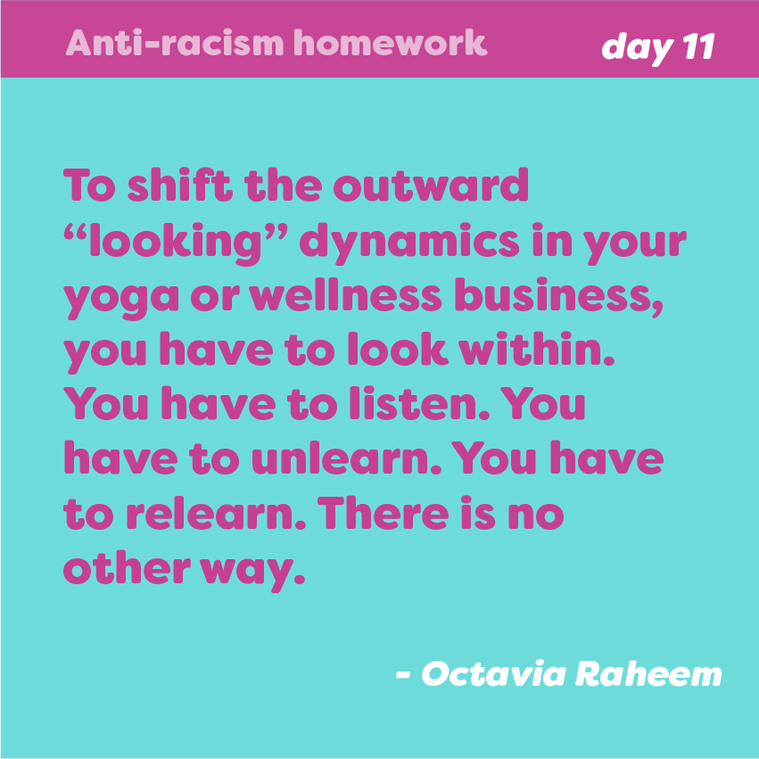 setucommunity's tweet photo. Today’s anti-racism homework is to read Octavia Raheem's blog post “Dear white studio owners.” Octavia Raheem is a studio owner, former teacher trainer, current mentor and published writer. She is the co-owner of Sacred Chill West, in Atlanta, GA.
https://t.co/sXWu1PKxcE https://t.co/CozCmsnDP3