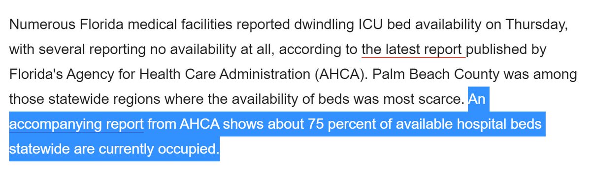 75% of hospital beds occupied!um, this is LOW, not high. do you actually think hospitals run below 75% capacity?can they be serious with this?it gets worse.
