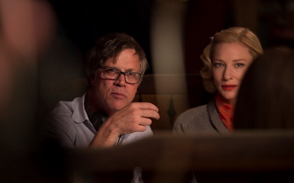 Carol and Therese lunch date behind the scenes