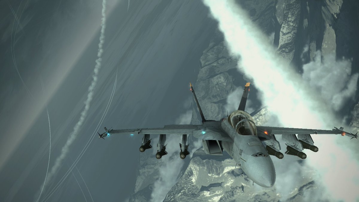 OGAccidentProne's tweet photo. Talisman showing out doing G-Force turns and dodging missles 

Ace Combat 6 
@PROJECT_ACES #garudateam https://t.co/Y12MfFXFYJ