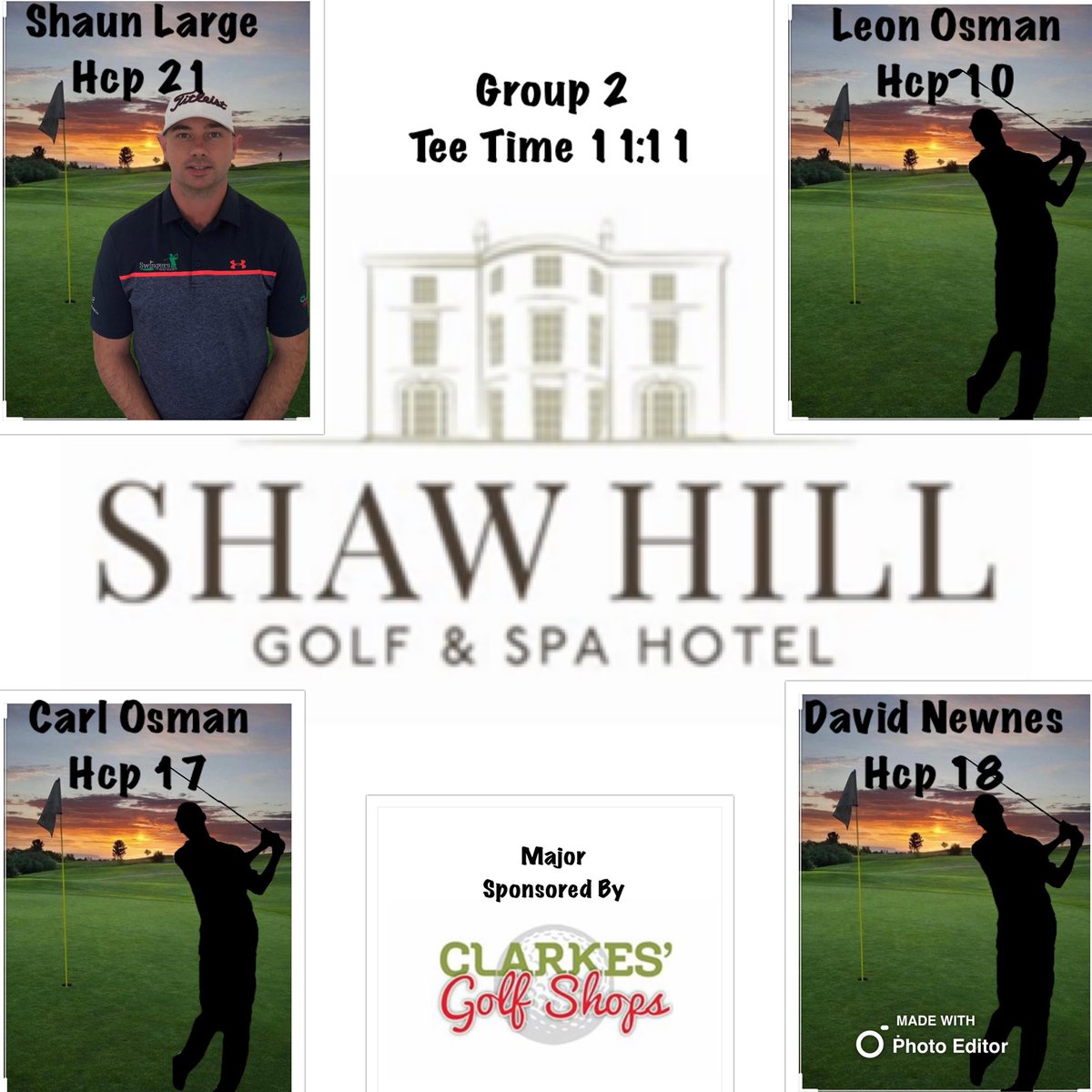 Swingers_Golf_'s tweet photo. 🚨Shaw Hill Groups JUNE 27th🚨

Few things for next weekend lads.
•No meeting 1 hour before 
•No food an coffee 
•No congregating in car park or first tee
•Prizes for top 4 will be dropped off for winner’s
Big thanks to @GolfClarkes for sponsoring our 1st major of the year🏆 https://t.co/DAEM0YhJlK