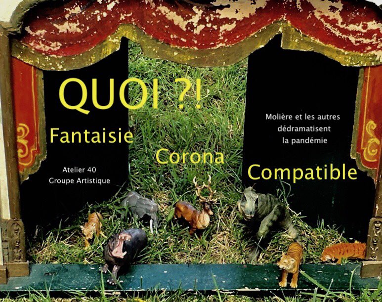 Pourquoi - Q U O I ? !         Pour retrouver le public, le sourire et le rire envers et contre tout...#nouvellecreation 
#enrépétition #garderlecap #horslesmurs