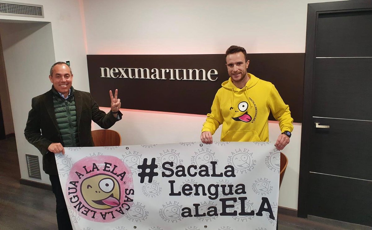 Juntos en el Día Mundial Contra la ELA #sacalalenguaalaela #NextMaritime #NextTogether