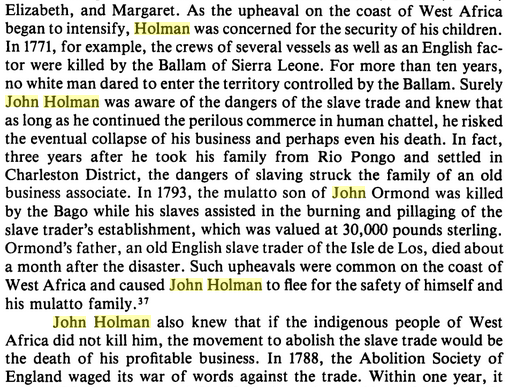 So, let's take a few steps back now. What were the threats to his enterprise on the Pongo River I mentioned a couple of tweets ago? Continental Africans were fiercely resisting enslavement and white encroachment on the African coast. He further feared slave trade abolition.
