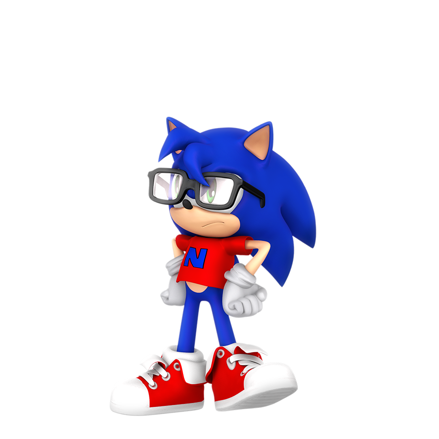 Nibroc.Rock on X: All new Classic Sonic Render, it's the first legit  render i've ever done of him, pretty way past cool, right?   / X